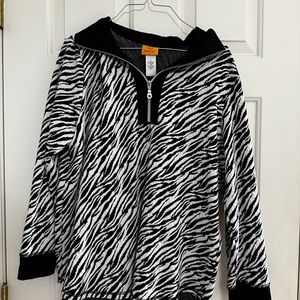 Zebra Print Ruby Rd. top